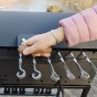 BIG BBQ špízový gril na dřevo Kalme 60 cm