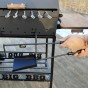 BIG BBQ špízový gril na dřevo Kalme 60 cm
