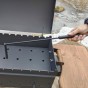 SMALL BBQ špízový gril na dřevo Kalme 50 cm