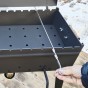Špízový gril na dřevo Kalme 60 cm