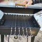 Špízový gril na dřevo Kalme 60 cm