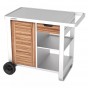 Campingaz stolek Woody Plancha Deluxe Trolley