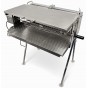 Nerezový gril na kuře a kýtu s otočným rožněm UG Grill