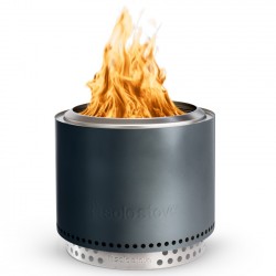 Ohniště s podstavcem Bonfire Solo Stove 2.0  v metalické šedé barvě