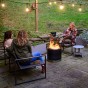 Ohniště s podstavcem Bonfire Solo Stove 2.0  v metalické šedé barvě