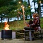 Ohniště s podstavcem Bonfire Solo Stove 2.0  v metalické šedé barvě