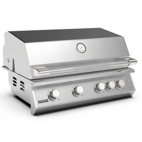 Vestavný plynový gril – Brabura Fusion 400 Stainless Steel