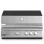 Vestavný plynový gril – Brabura Fusion 400 Stainless Steel