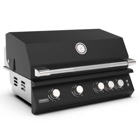 Vestavný plynový gril – Brabura Fusion 400 Matte Black