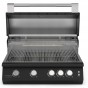 Vestavný plynový gril – Brabura Fusion 400 Matte Black