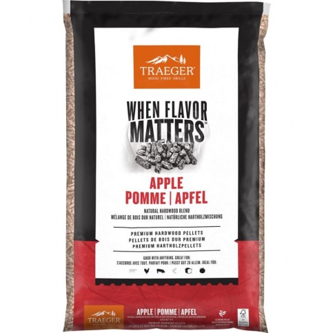 Dřevěné pelety Traeger Apple 9kg