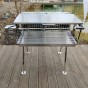 Nerezový gril na kuře a kýtu s otočným rožněm UG Grill