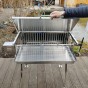 Nerezový gril na kuře a kýtu s otočným rožněm UG Grill