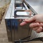 Nerezový gril na kuře a kýtu s otočným rožněm UG Grill