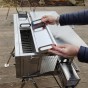Nerezový gril na kuře a kýtu s otočným rožněm UG Grill