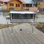 Nerezový gril na sele s otočným rožněm UG Grill
