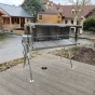Nerezový gril na sele s otočným rožněm UG Grill