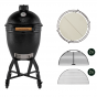 Gril Big Green Egg Onyx Large se stojanem