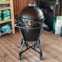 Gril Big Green Egg Onyx Large se stojanem s madlem