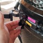 Gril Big Green Egg Onyx Large se stojanem s madlem