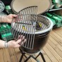 Gril Big Green Egg Onyx Large se stojanem s madlem