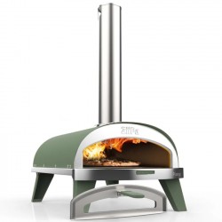 Pizza pec ZiiPa Piana Evo na dřevěné pelety - zelená
