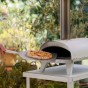 Pizza pec ZiiPa Piana Evo na dřevěné pelety - bílá