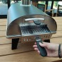 Pizza pec ZiiPa Piana Evo na dřevěné pelety - černá