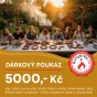 Dárkový poukaz na 5 000 Kč