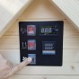 Dřevěná elektrická udírna s dymboxem 310L Kalme přírodní