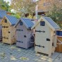 Dřevěná elektrická udírna s dymboxem 310L Kalme přírodní