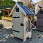 Dřevěná elektrická udírna s dymboxem 520L Kalme přírodní