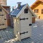 Dřevěná elektrická udírna s dymboxem 520L Kalme přírodní