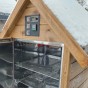 Dřevěná elektrická udírna s dymboxem 520L Kalme hnědá