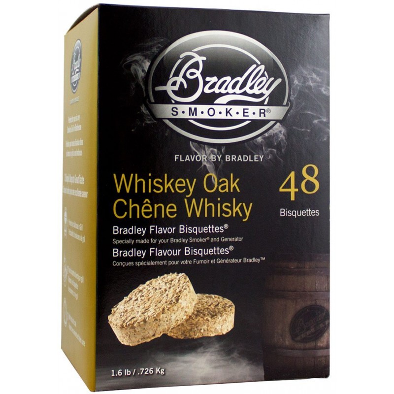 Levně Brikety Bradley Smoker Whiskey Dub 48 ks