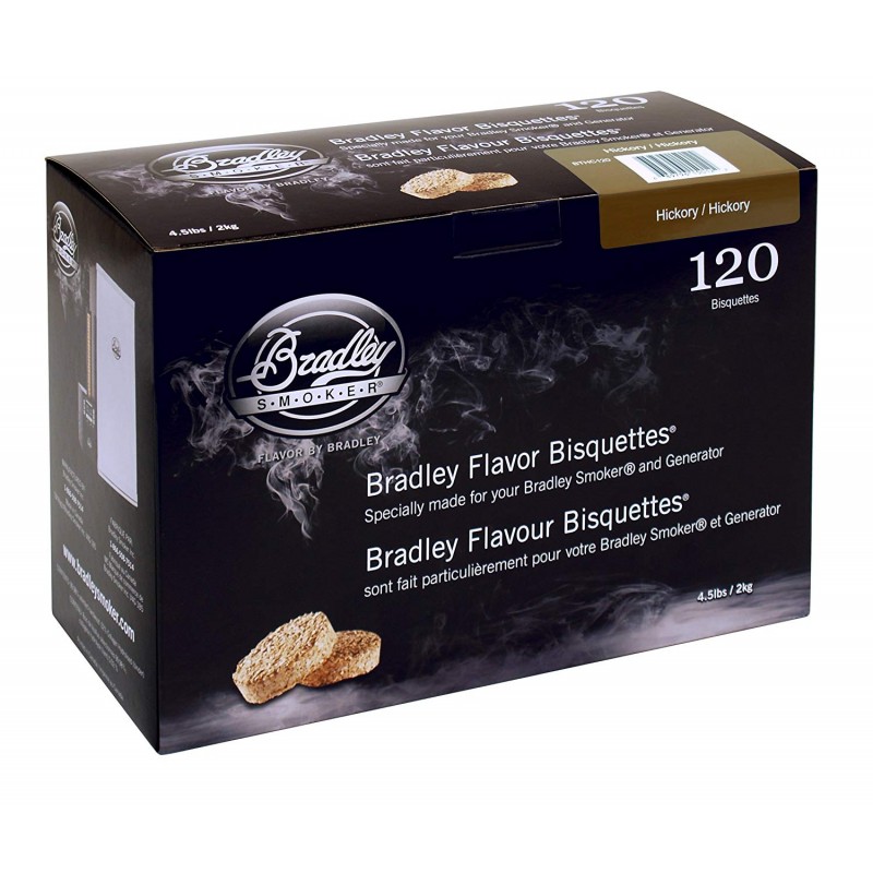 Udící brikety Bradley Smoker Hickory 120 ks