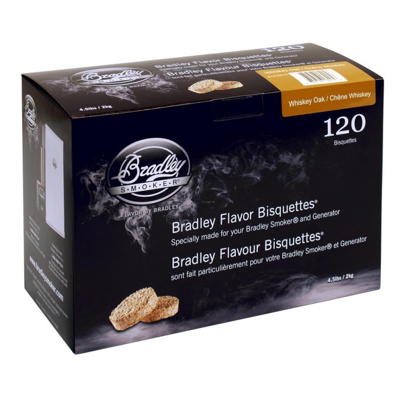 Udící brikety Bradley Smoker Whiskey dub 120 ks