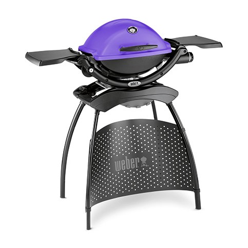 Plynový gril Weber Q 1200 Stand, fialový