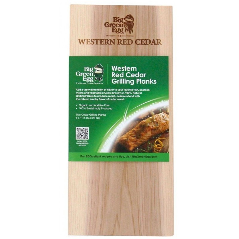 Dřevěná grilovací prkénka cedr 13x28 cm Big Green Egg