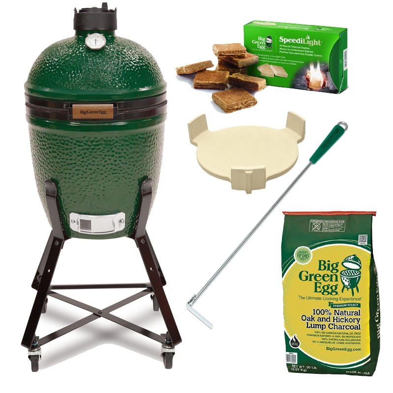 Levně Gril Big Green Egg Medium „Easy Start“