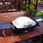 Plynový gril Weber Q 2000, krémový