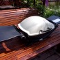 Plynový gril Weber Q 2000, krémový