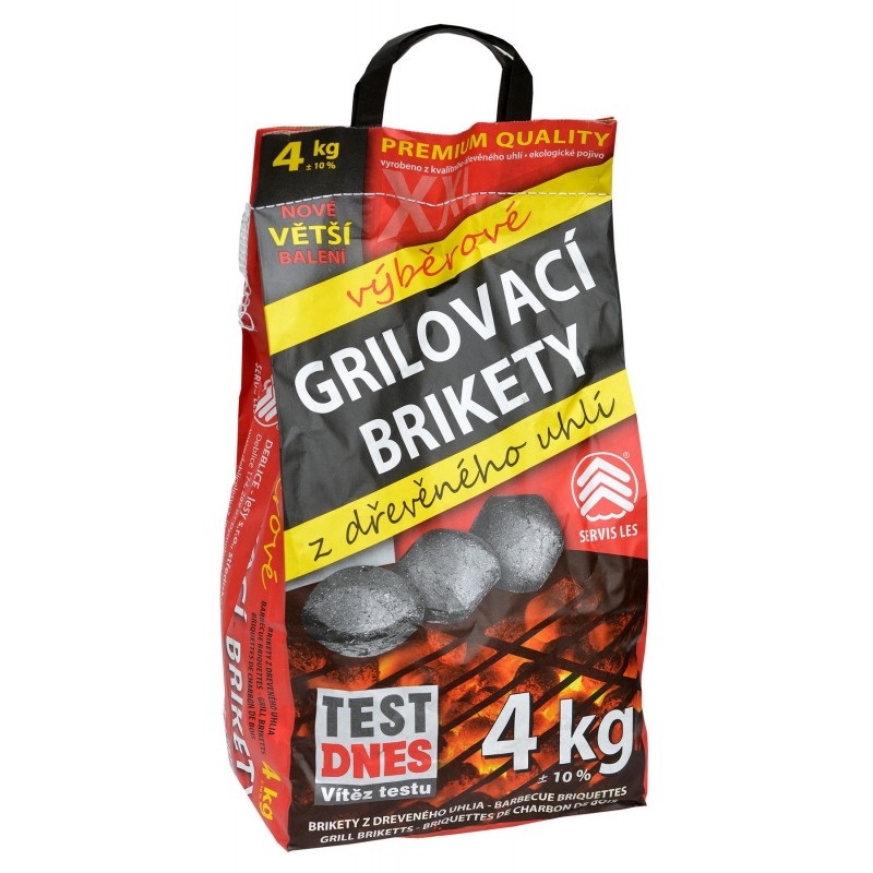 Levně Servis Les Grilovací brikety 4kg