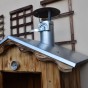 Dřevěná udírna Master Smoker - střecha s regulační klapkou