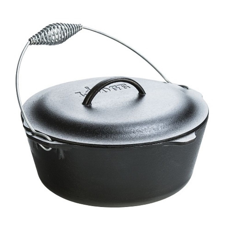 Levně Litinový hrnec Lodge "Dutch Oven" s poklicí 6,6 l