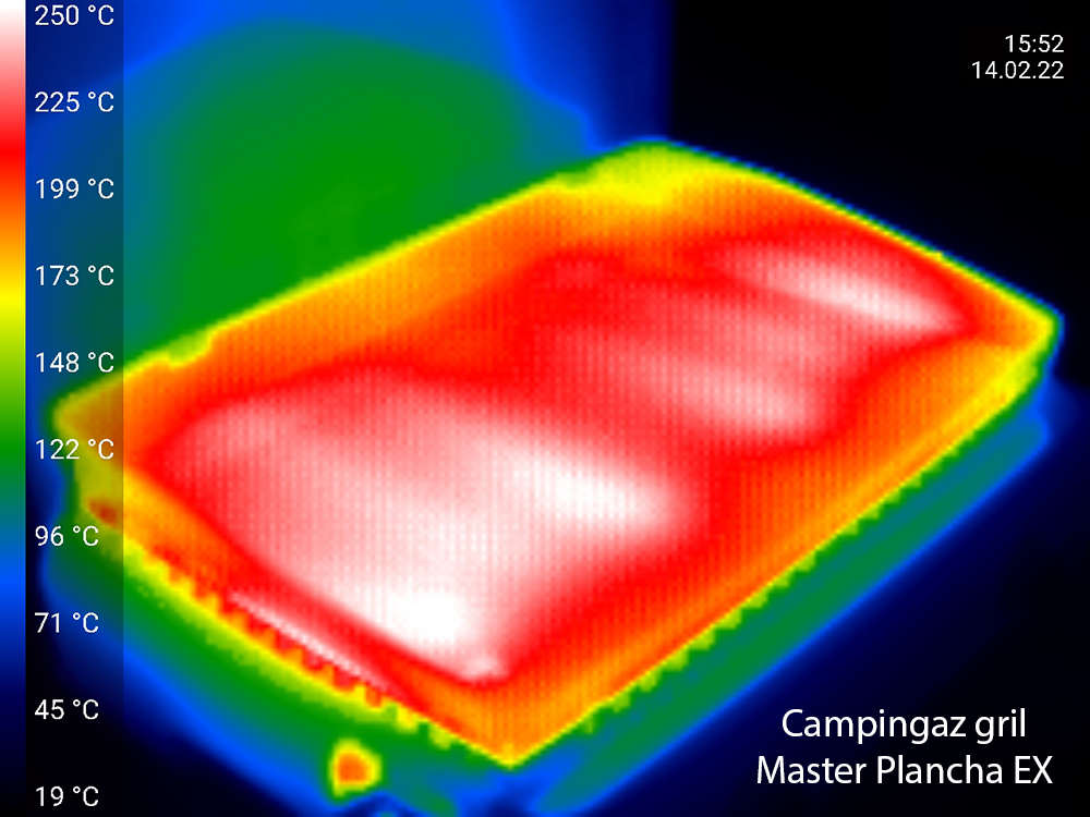 termofotografie grilu campingaz