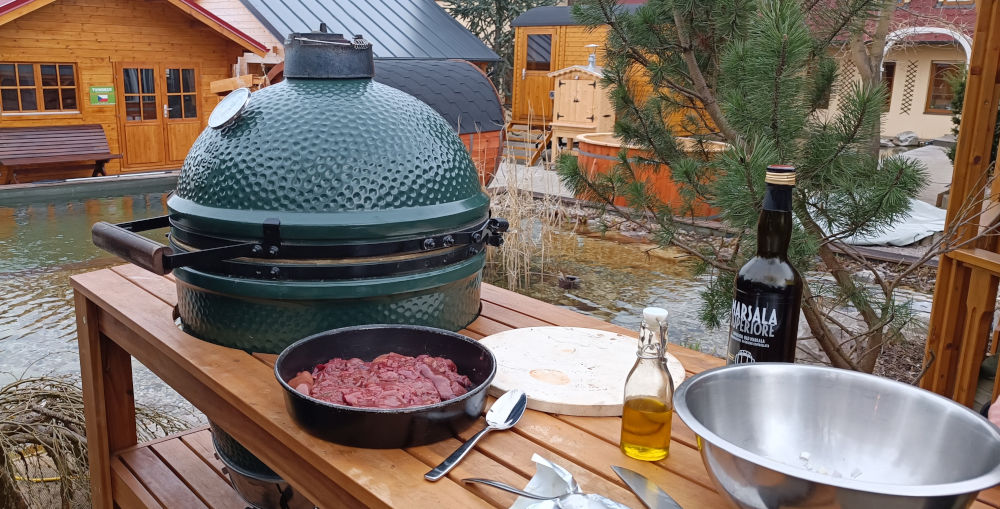 kurz grilování na big green egg