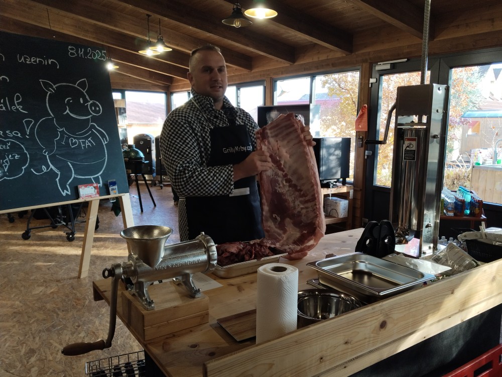 kurz výroby domácích uzenin s mistrem málkem