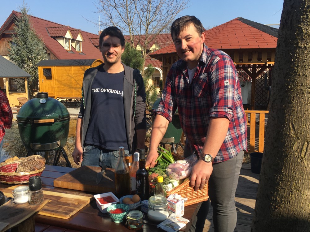 kurz grilování big green egg