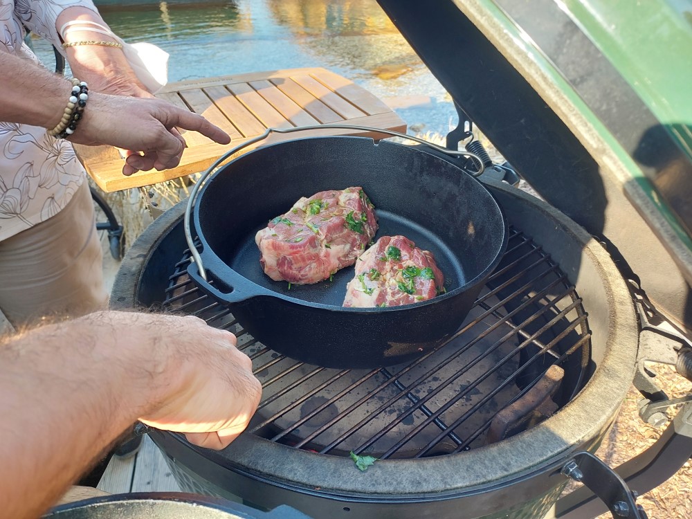 kurz grilování big green egg